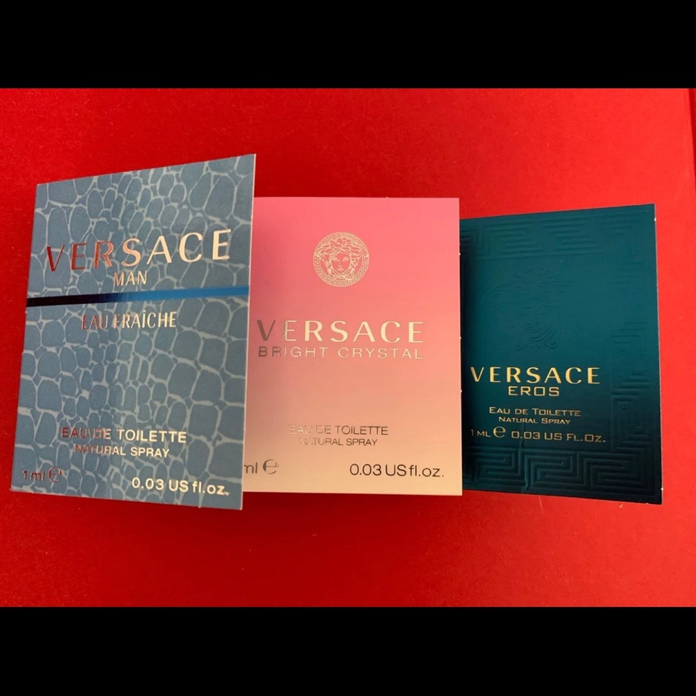 3 X versace samples
